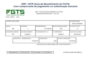 guia grf - fgts consultoria terceirização serviço em porto alegre